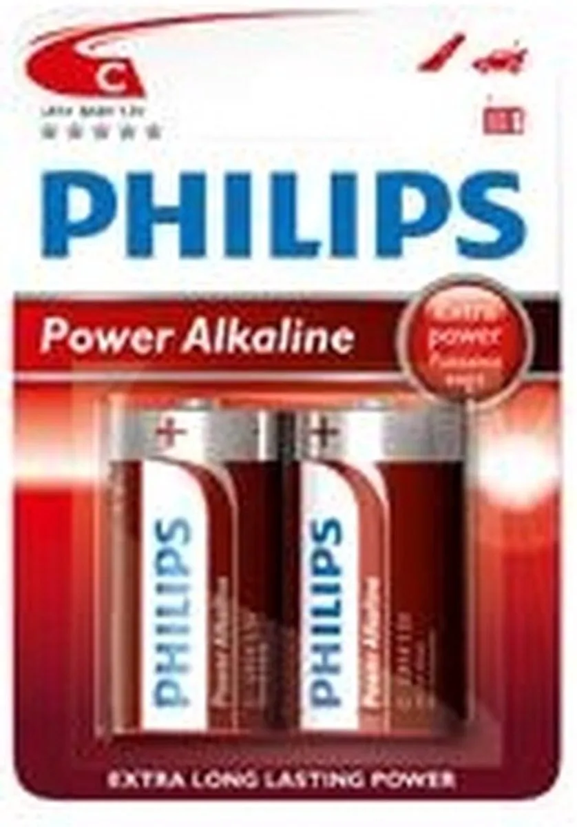 Philips LR14P2B C-batterij - 2 Stuks