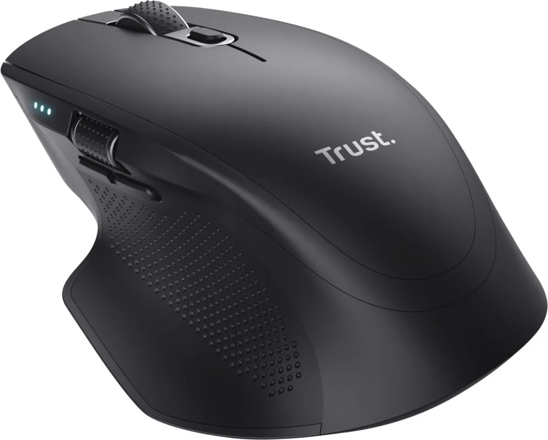 Trust Ozaa+ Ergonomische Draadloze Muis 24820 - Zwart - afbeelding 6 van 6