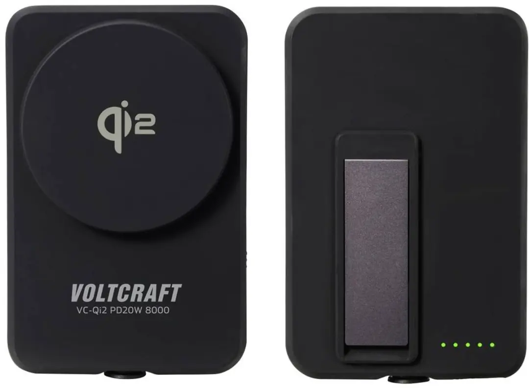 Voltcraft VC-Qi2 VC-15346515 Powerbank - Zwart - afbeelding 2 van 4