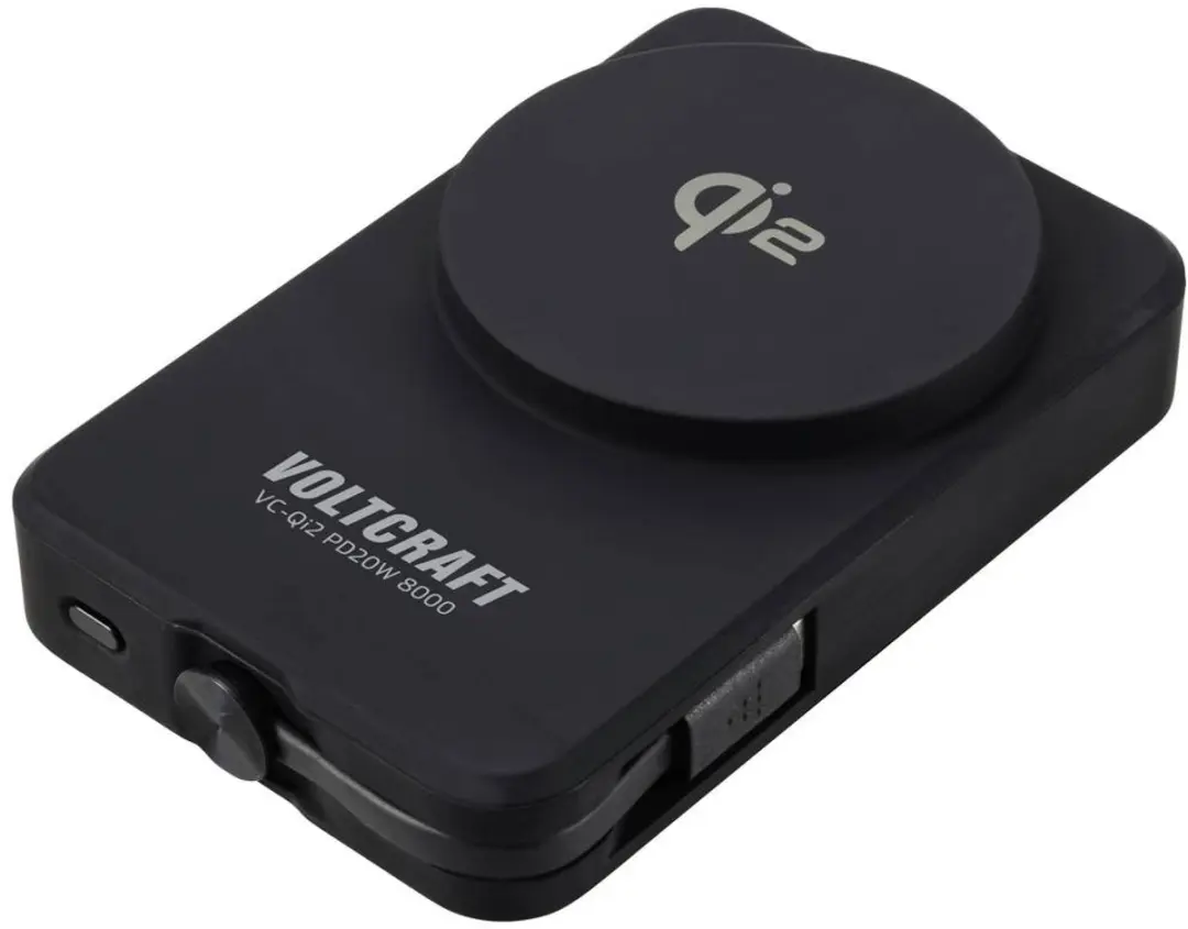 Voltcraft VC-Qi2 VC-15346515 Powerbank - Zwart - afbeelding 4 van 4