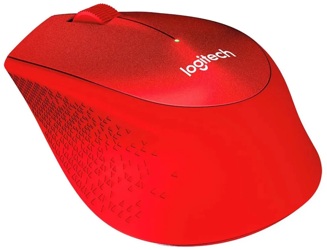 Logitech M330 Silent Plus Draadloze Muis - Rood
