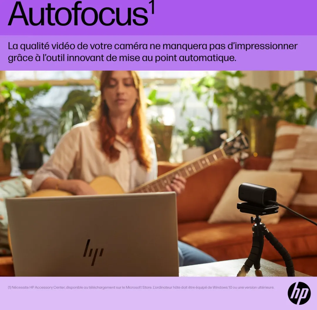 HP 965 4K streaming-webcam 695J5AA#ABB