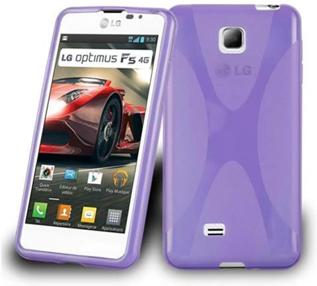 Cadorabo Hoesje geschikt voor LG OPTIMUS F5 / LUCID 2 in LILA VIOLET