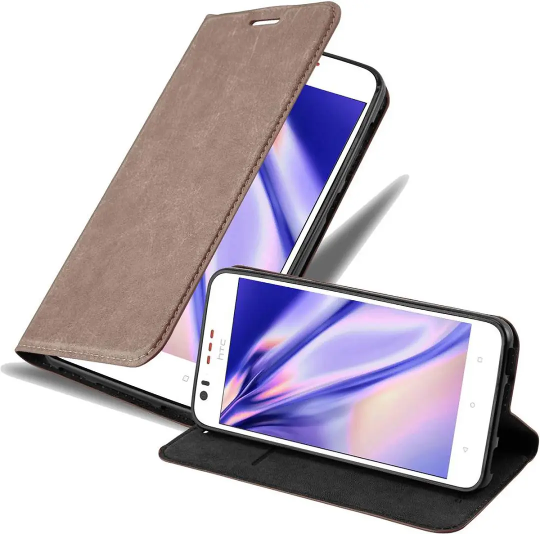 Cadorabo Hoesje geschikt voor HTC Desire 10 LIFESTYLE / Desire 825 in KOFFIE BRU