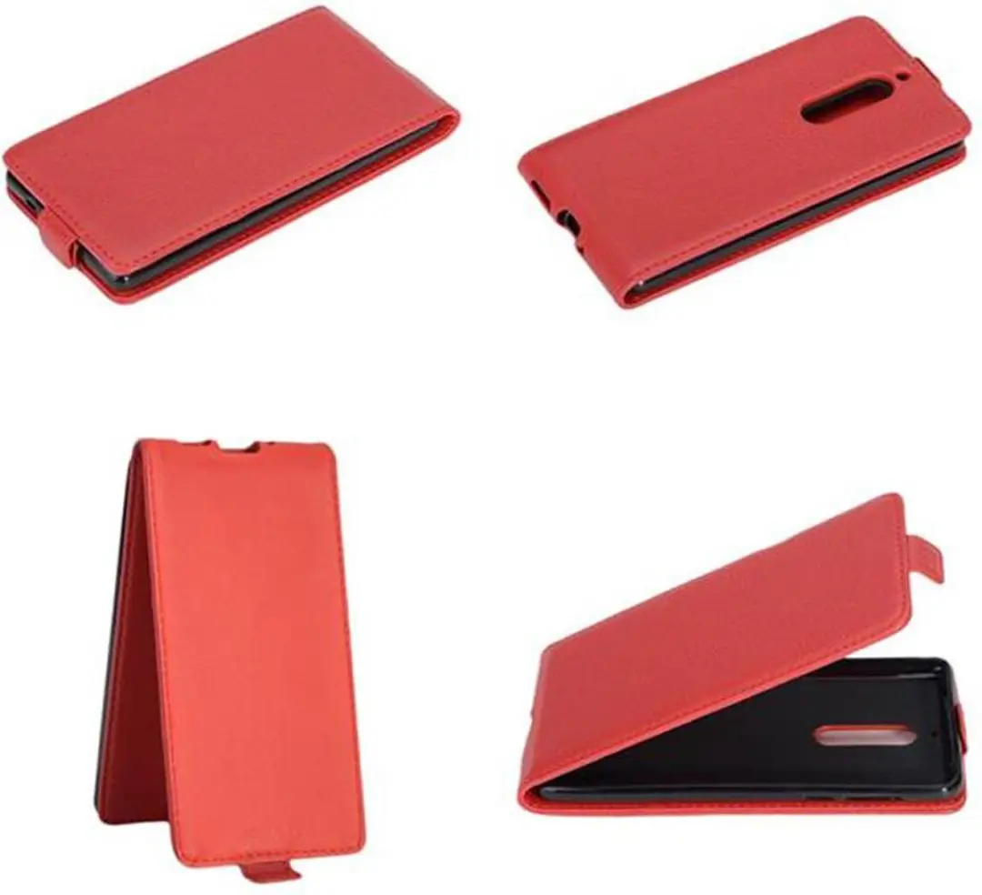 Cadorabo Hoesje geschikt voor Nokia 5 2017 in CHILI ROOD