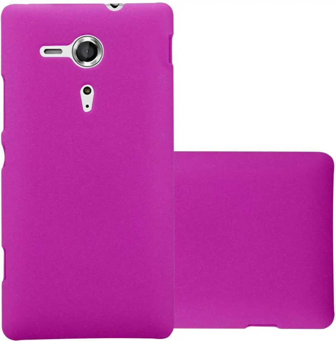 Cadorabo Hoesje geschikt voor Sony Xperia SP in FROSTY ROZE