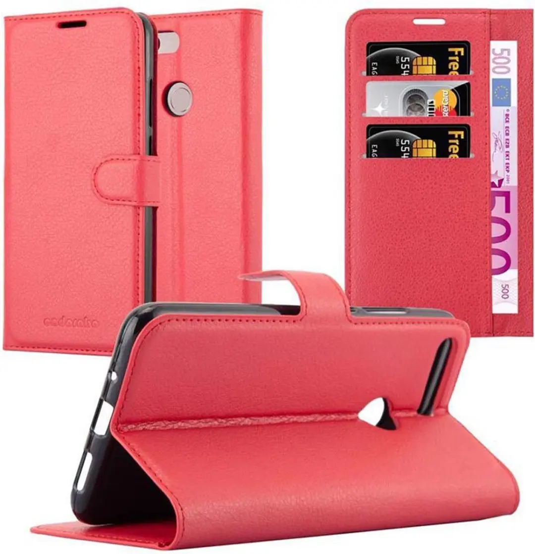 Cadorabo Hoesje geschikt voor ZTE Nubia N3 in KARMIJN ROOD