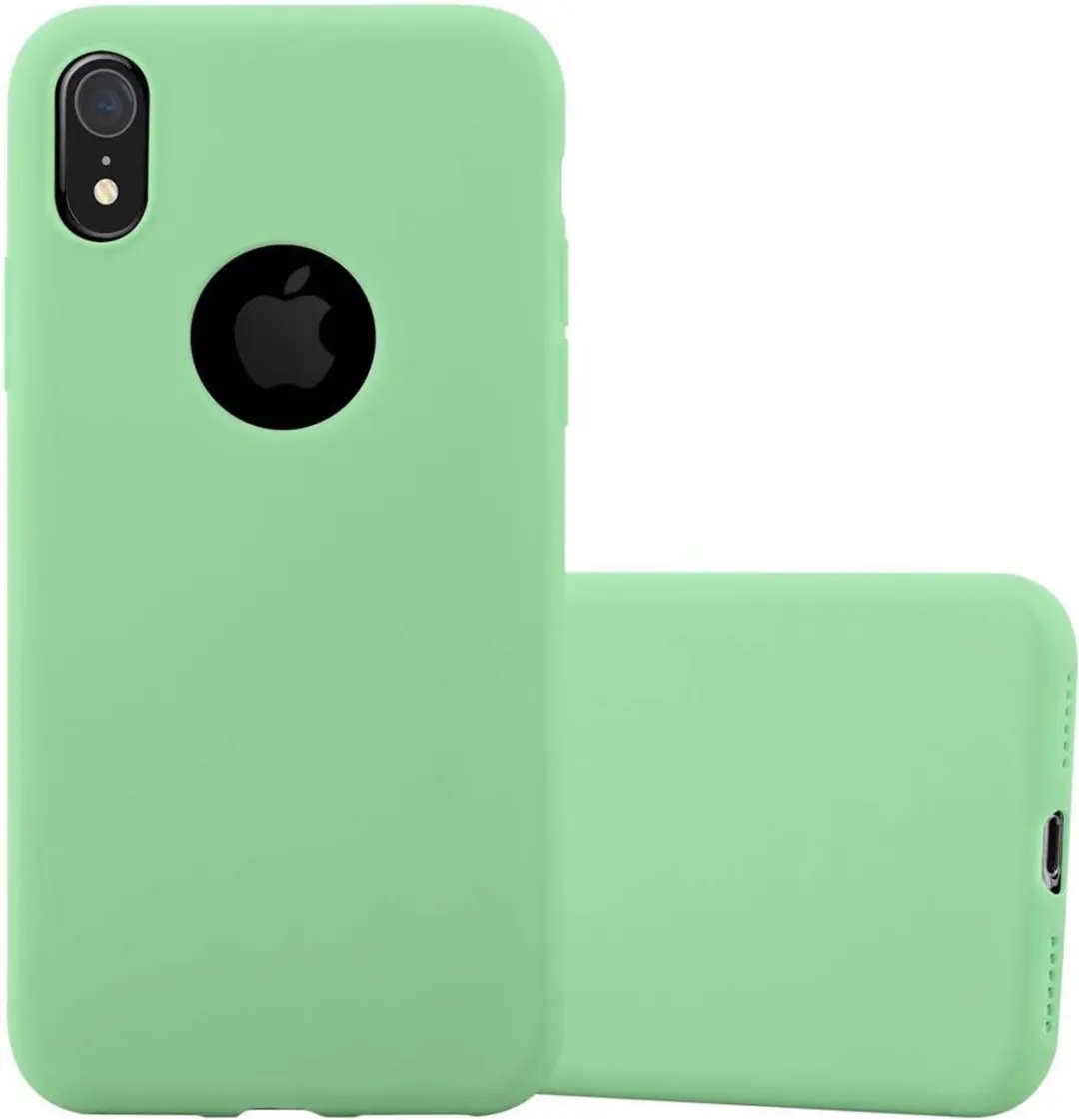 Cadorabo Hoesje geschikt voor Apple iPhone XR in CANDY PASTEL GROEN