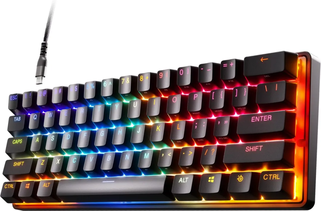 SteelSeries Apex 9 Mini US Qwerty Mechanisch Gaming Keyboard - Zwart