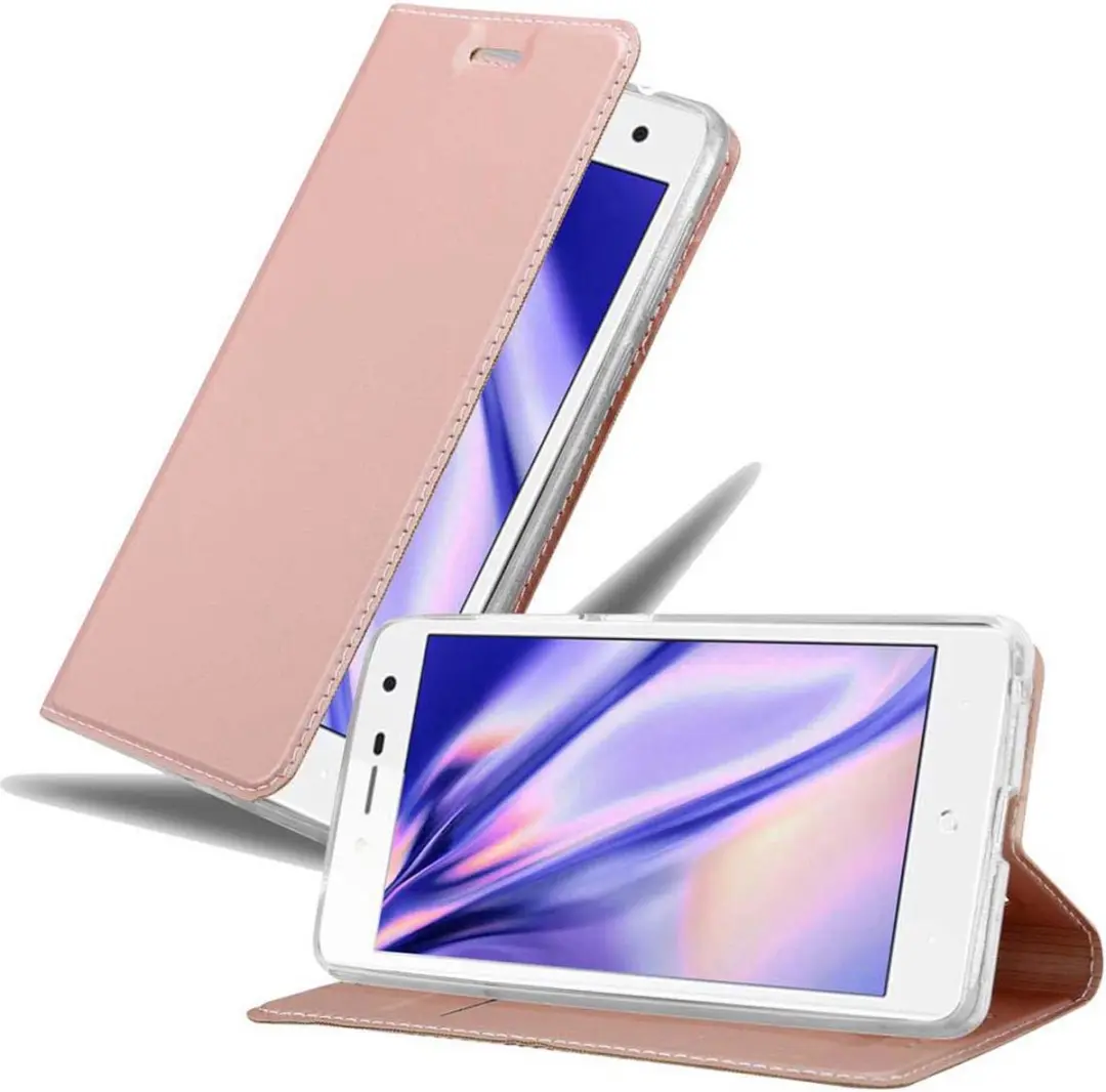 Cadorabo Hoesje geschikt voor ZTE Blade L7 in CLASSY ROSE GOUD