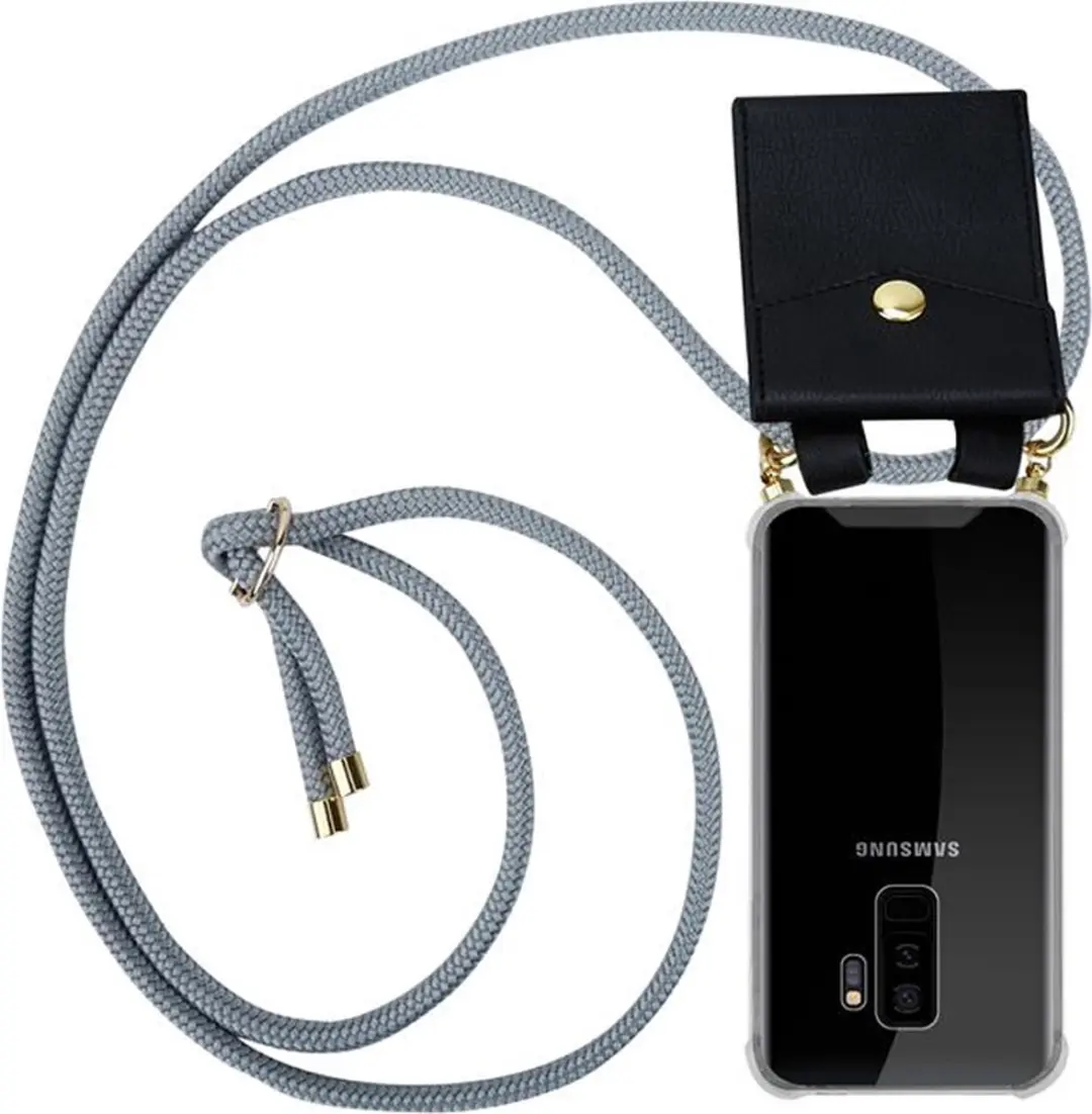Cadorabo Hoesje geschikt voor Samsung Galaxy S9 PLUS in ZILVER GRIJS
