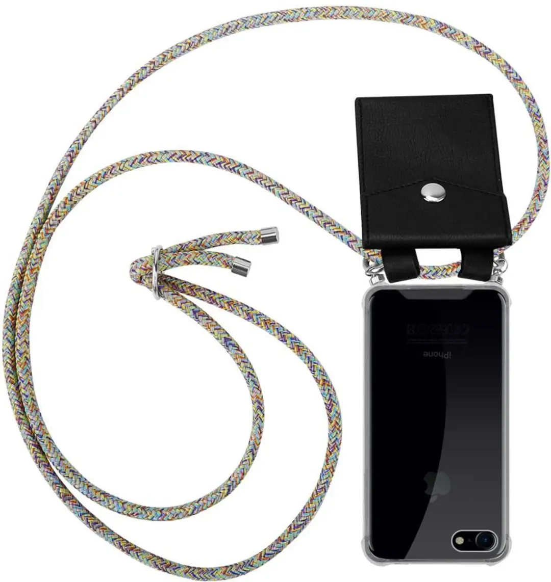 Cadorabo Hoesje geschikt voor Apple iPhone 7 / 7S / 8 / SE 2020 in REGENBOOG