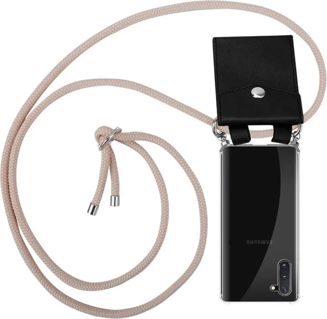 Cadorabo Hoesje geschikt voor Samsung Galaxy NOTE 10 in PEARLY ROSE GOUD