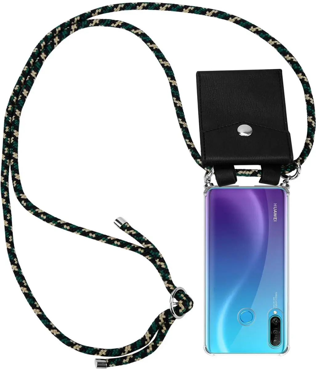 Cadorabo Hoesje geschikt voor Huawei P30 LITE in CAMOUFLAGE