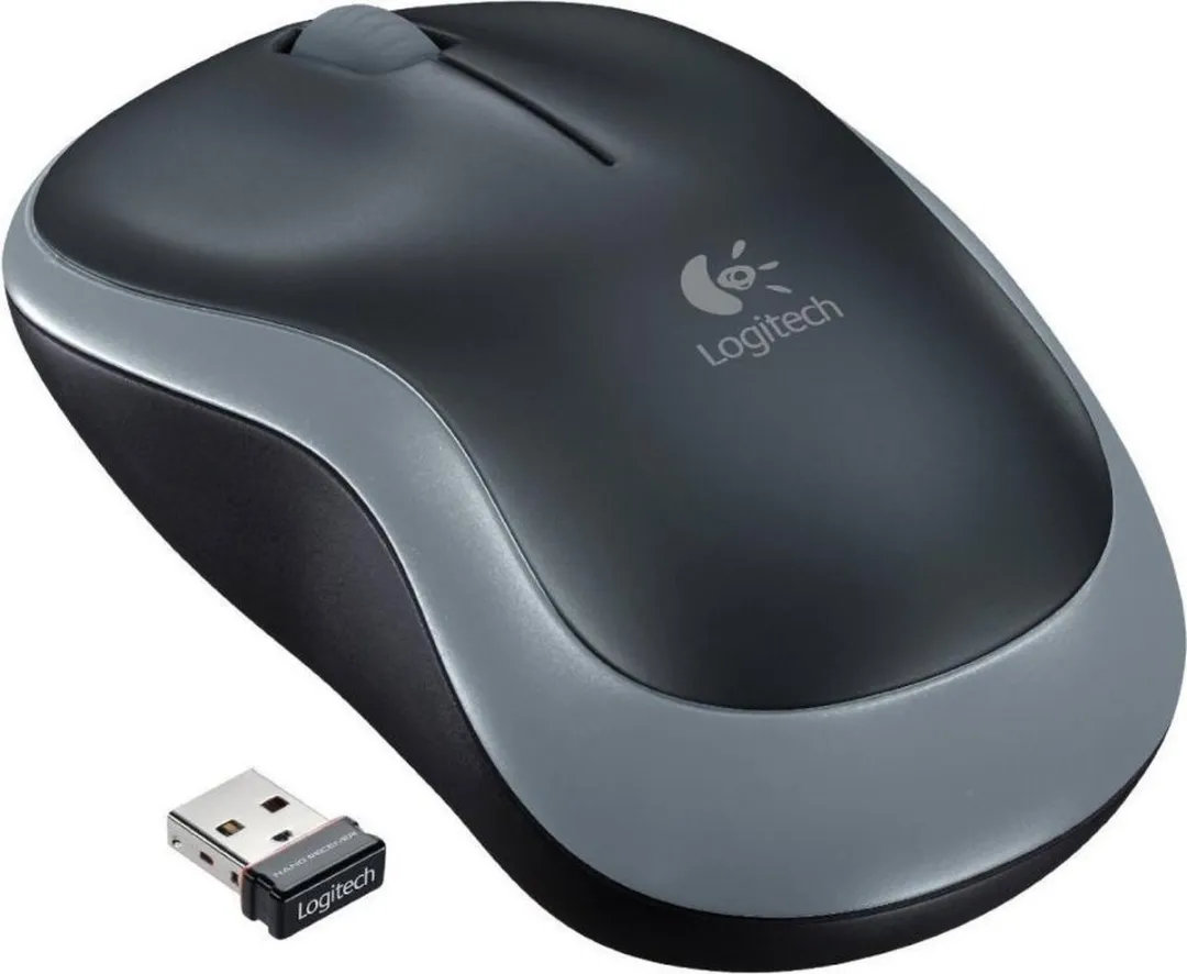 Logitech M185 Draadloze Muis - Grijs