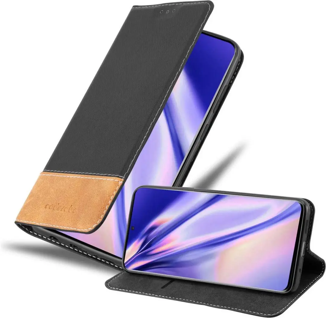 Cadorabo Hoesje geschikt voor Samsung Galaxy S20 PLUS in ZWART BRUIN