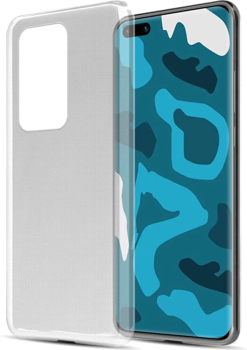 Cadorabo Hoesje geschikt voor Huawei P40 PRO / P40 PRO+ in VOLLEDIG TRANSPARANT