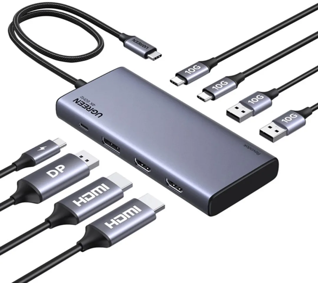 Ugreen Hub 2x HDMI 2x USB 3.2 10Gbps