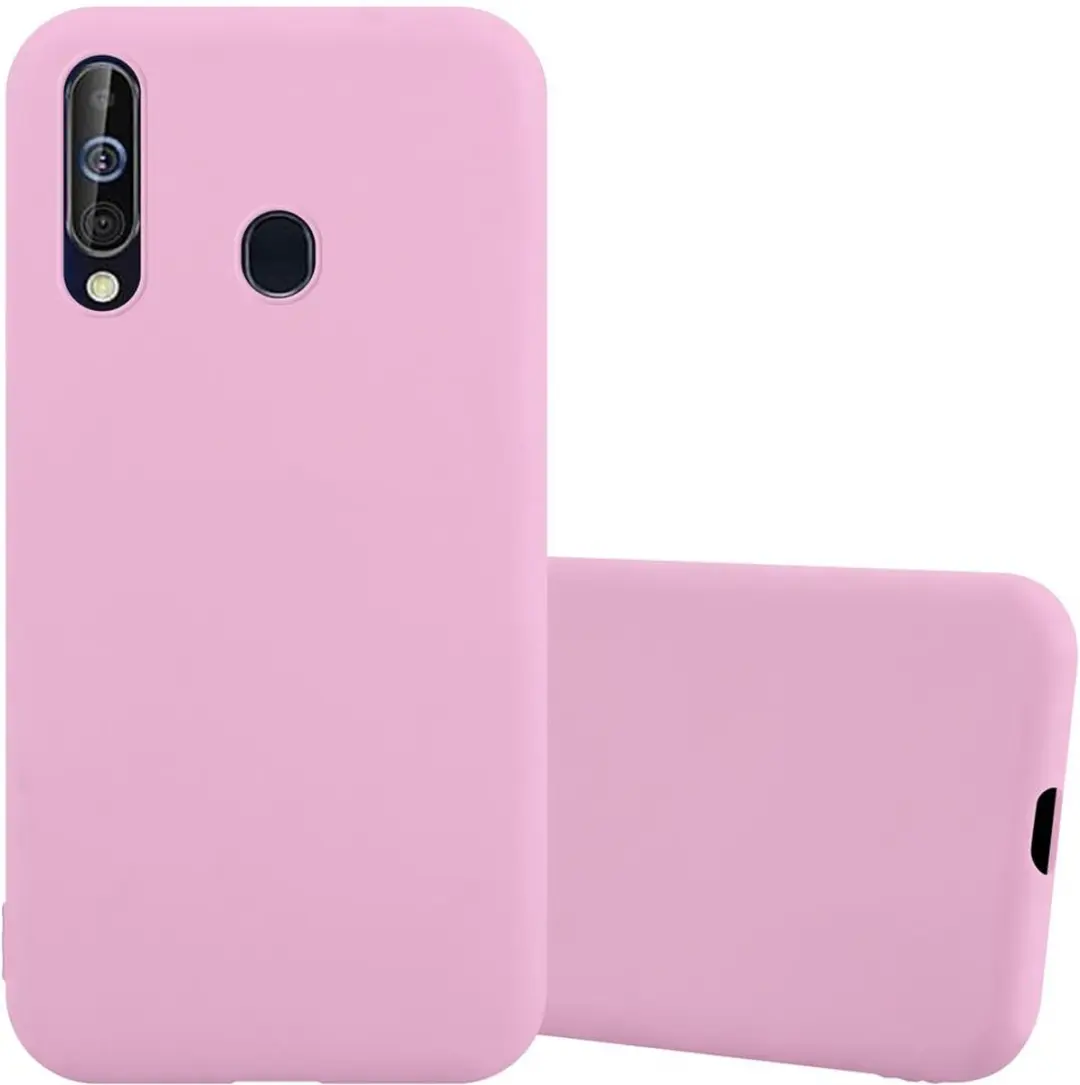 Cadorabo Hoesje geschikt voor Samsung Galaxy A60 / M40 in CANDY ROZE