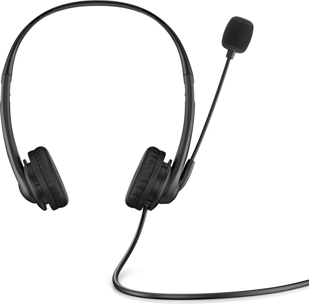 HP Bedrade Headset USB A - Zwart