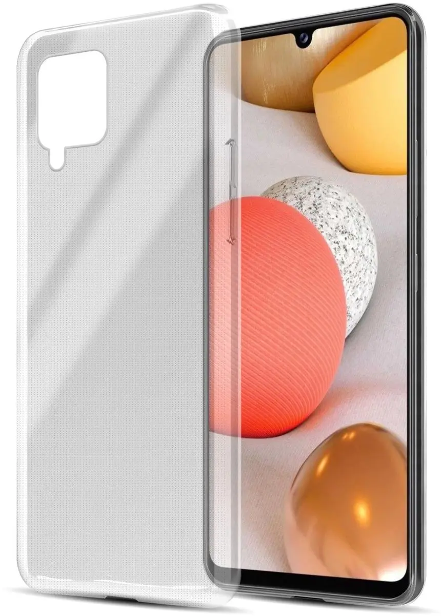 Cadorabo Hoesje geschikt voor Samsung Galaxy A42 4G in VOLLEDIG TRANSPARANT