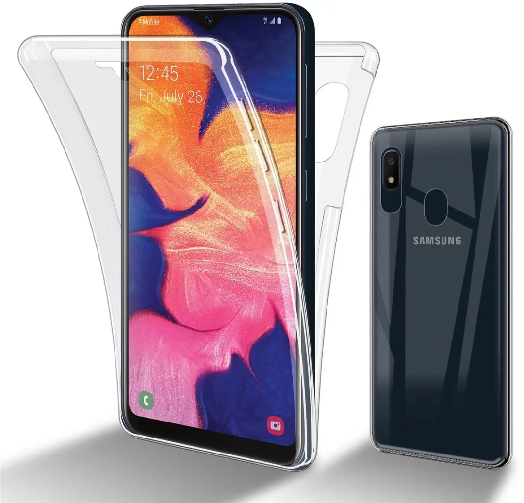 Cadorabo Hoesje geschikt voor Samsung Galaxy A10e / A20e in TRANSPARANT