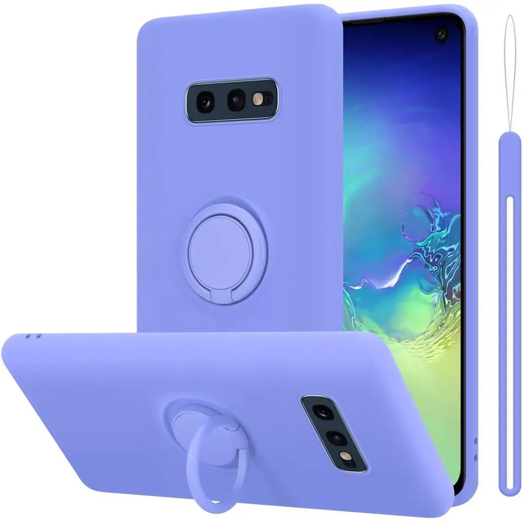 Cadorabo Hoesje geschikt voor Samsung Galaxy S10e in LIQUID LICHT PAARS