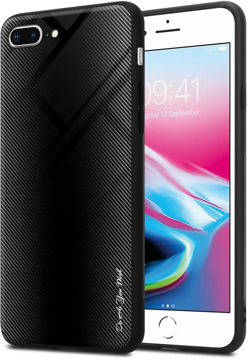 Cadorabo Hoesje geschikt voor Apple iPhone 7 PLUS / 7S PLUS / 8 PLUS in OPAAL ZW