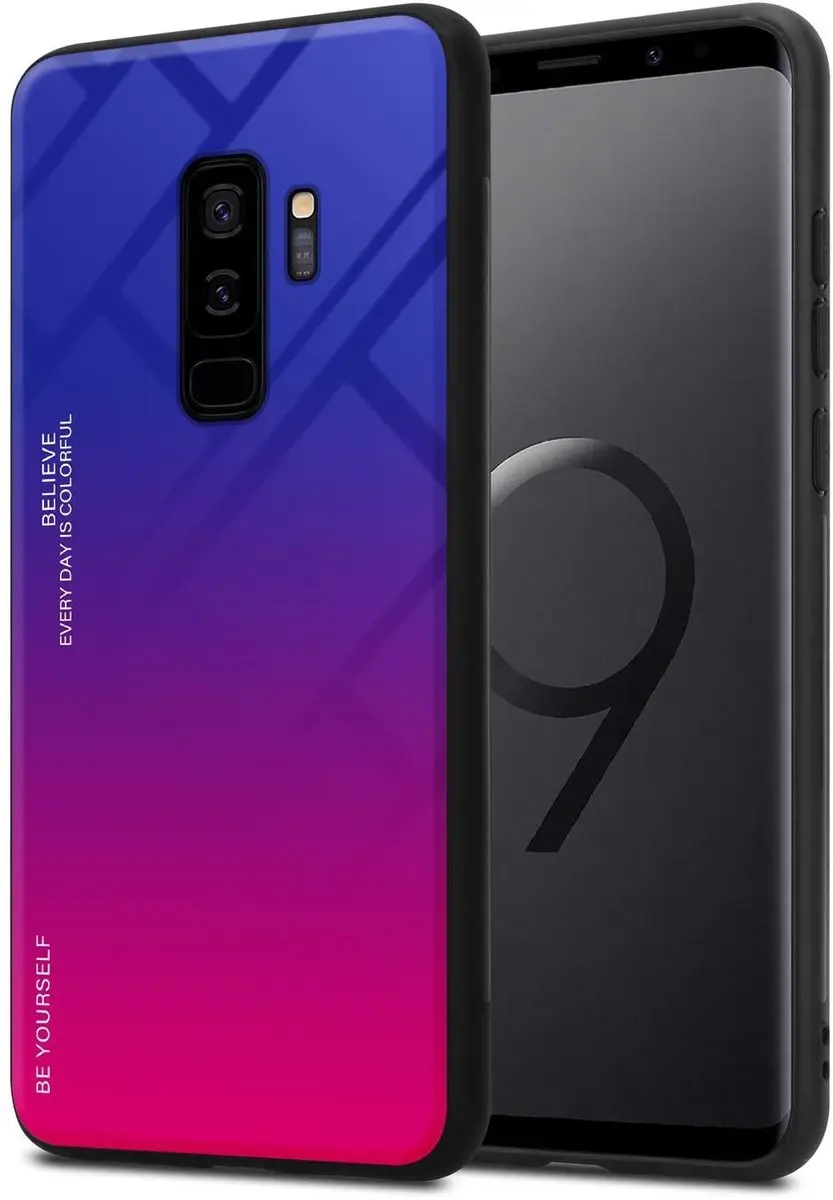 Cadorabo Hoesje geschikt voor Samsung Galaxy S9 PLUS in PAARS