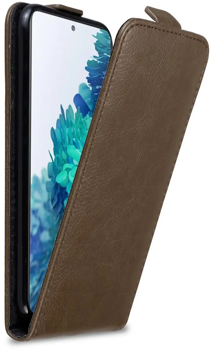 Cadorabo Hoesje geschikt voor Samsung Galaxy S20 FE in KOFFIE BRUIN