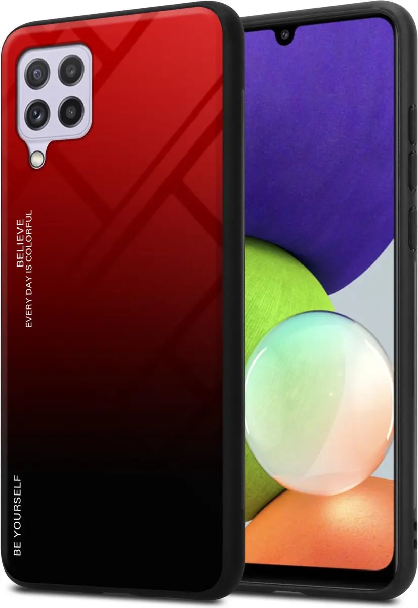 Cadorabo Hoesje geschikt voor Samsung Galaxy A22 4G / M22 / M32 4G in ROOD