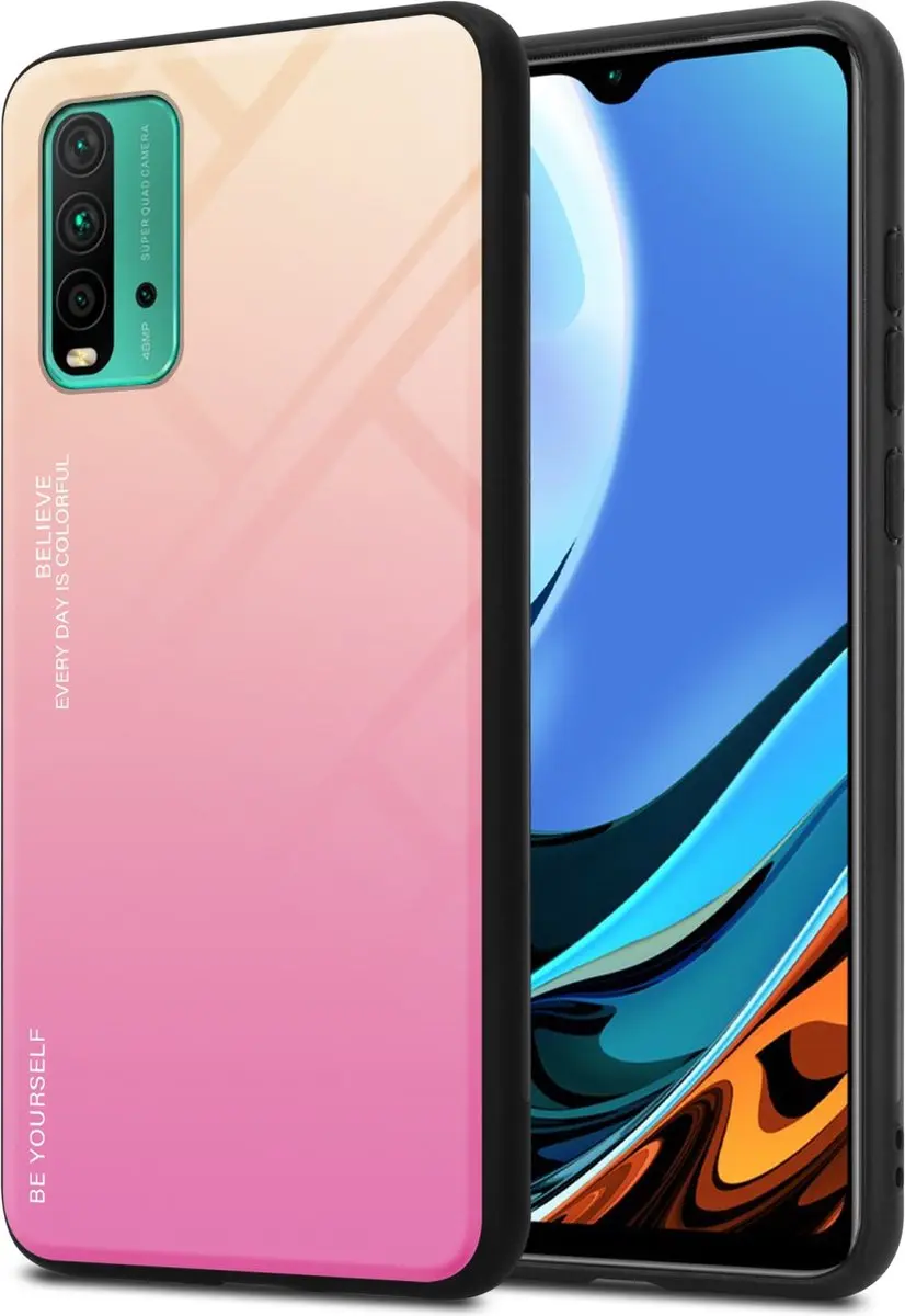 Cadorabo Hoesje geschikt voor Xiaomi RedMi 9T / POCO M3 in GEEL