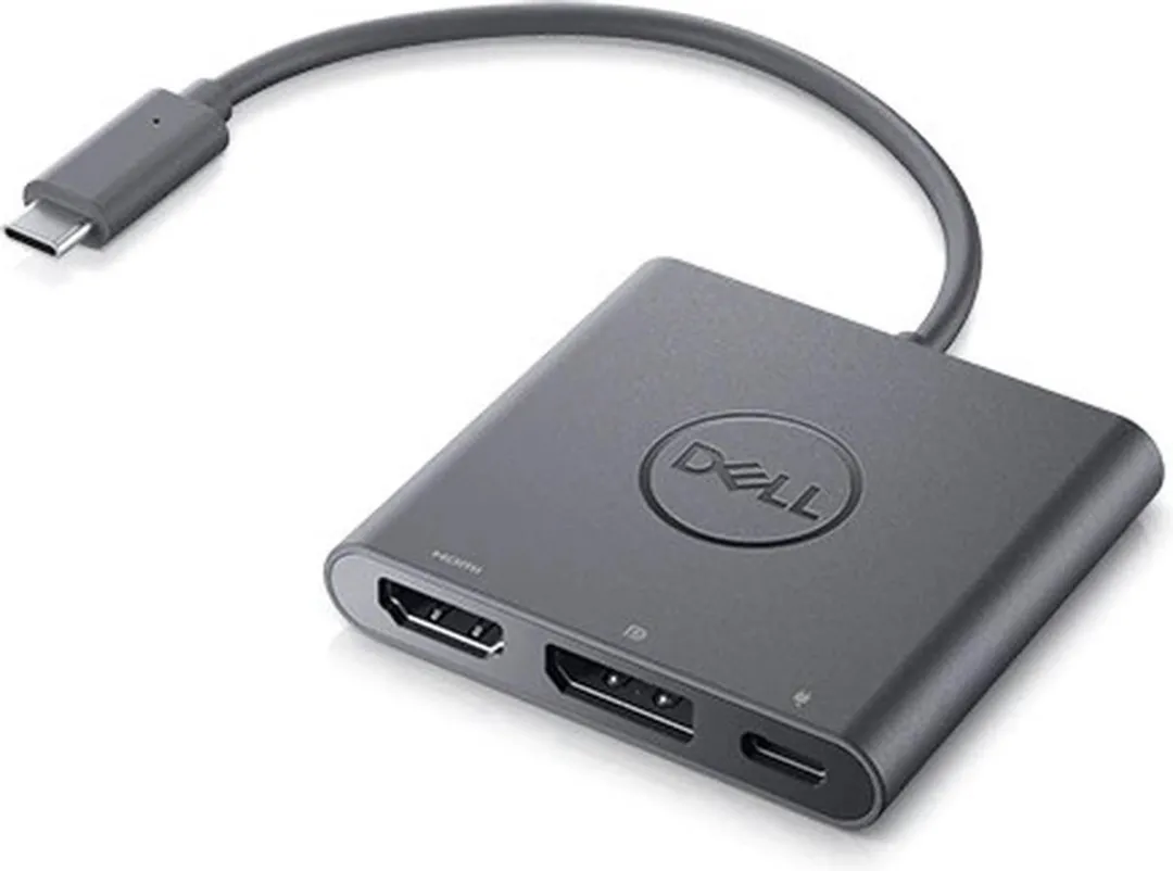 Dell DBQAUANBC070 USB-C Adapter - Zwart