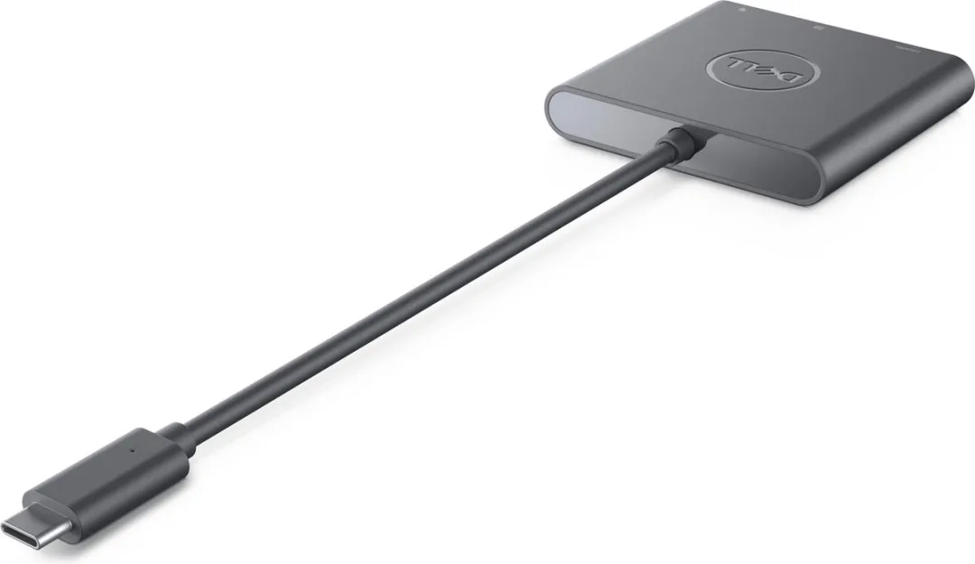 Dell DBQAUANBC070 USB-C Adapter - Zwart