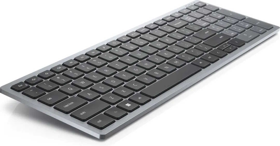 Dell KB740 Draadloos Toetsenbord RF+Bluetooth US QWERTY - Grijs/Zwart
