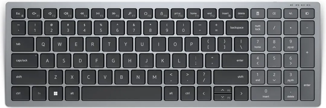 Dell KB740 Draadloos Toetsenbord RF+Bluetooth US QWERTY