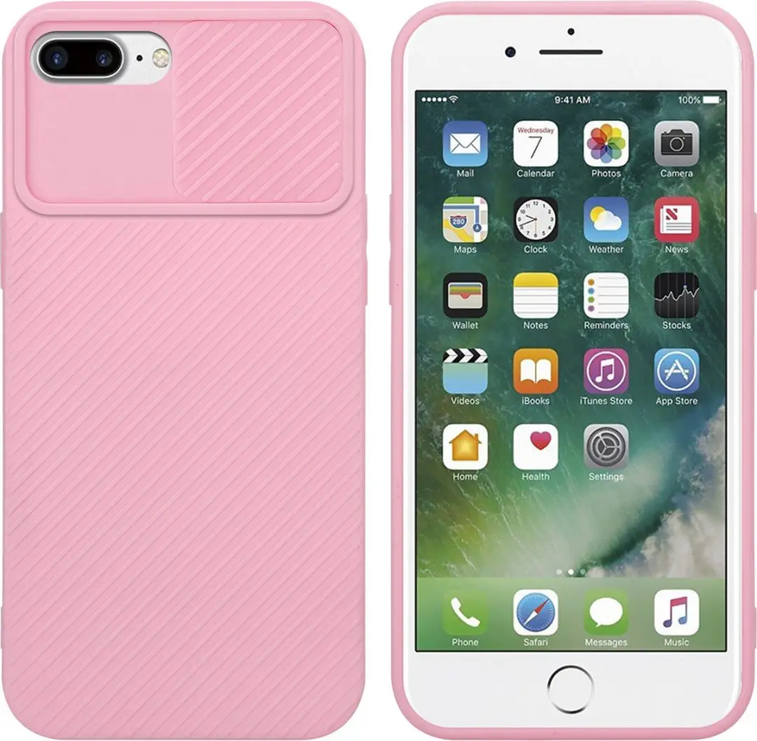 Cadorabo Hoesje geschikt voor Apple iPhone 7 PLUS / 7S PLUS / 8 PLUS in Bonbon R