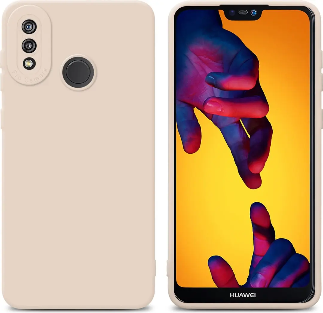 Cadorabo Hoesje geschikt voor Huawei P20 LITE 2018 / NOVA 3E in FLUID CREAM