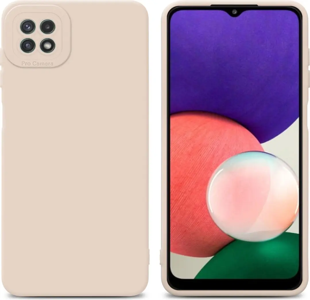Cadorabo Hoesje geschikt voor Samsung Galaxy A22 5G in FLUID CREAM
