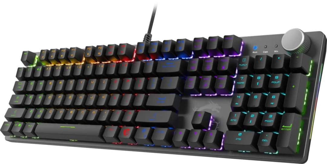 MSI FORGE GK320 Gaming Toetsenbord - Mechanische RED Switches - RGB - afbeelding 6 van 6