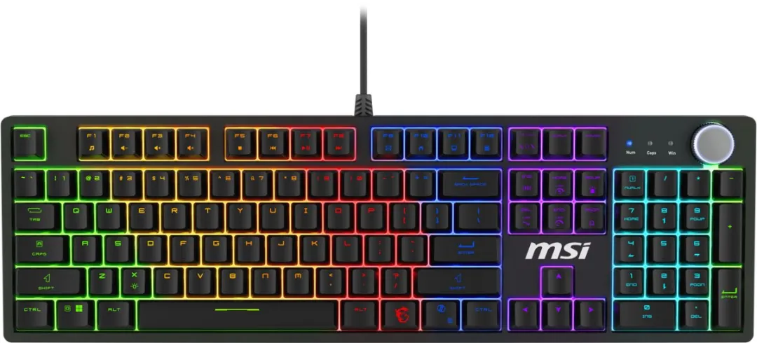 MSI FORGE GK320 Gaming Toetsenbord - Mechanische RED Switches - RGB