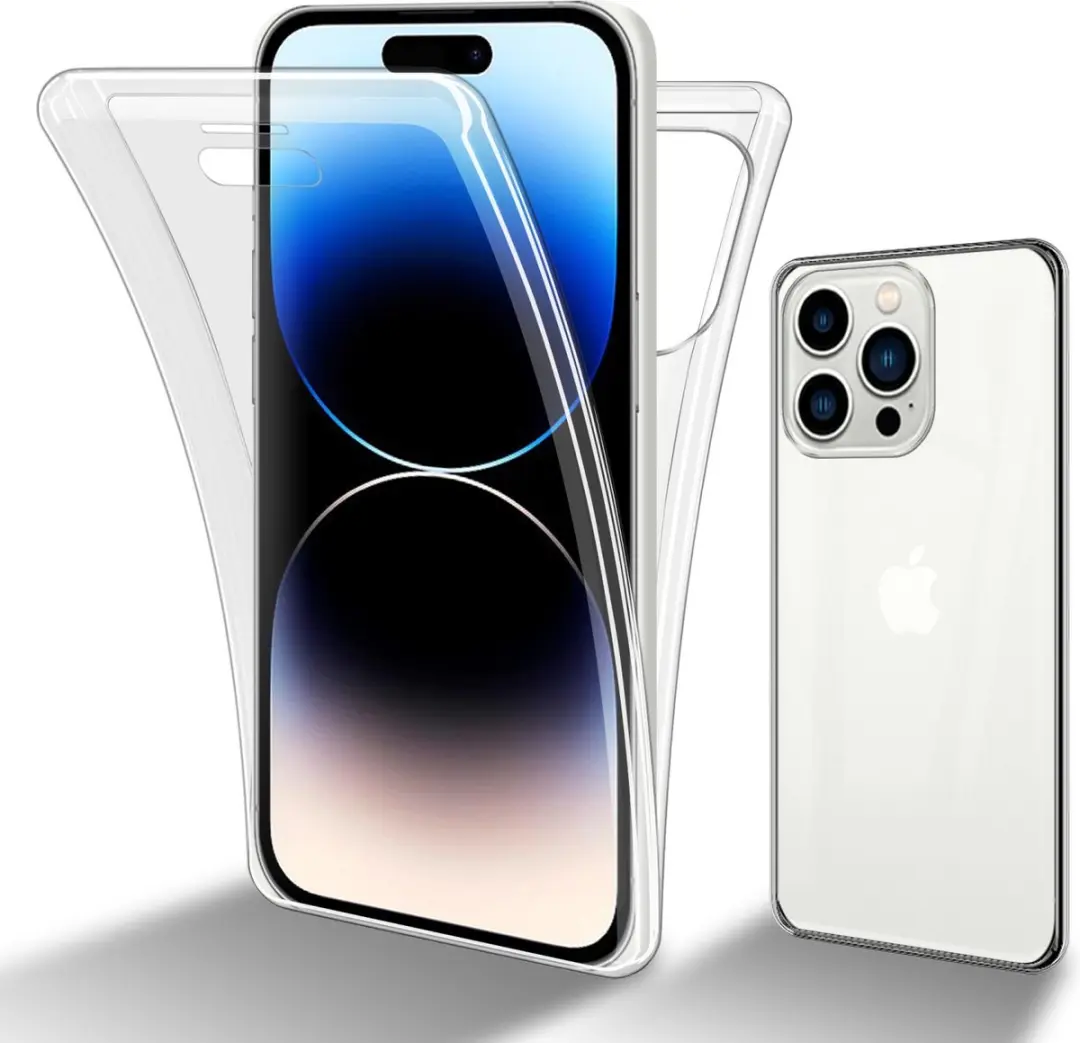 Cadorabo Hoesje geschikt voor Apple iPhone 14 PRO in TRANSPARANT