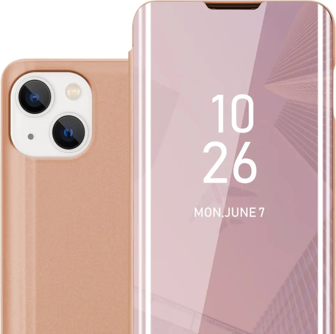 Cadorabo Hoesje geschikt voor Apple iPhone 14 in KUNZIET ROZE