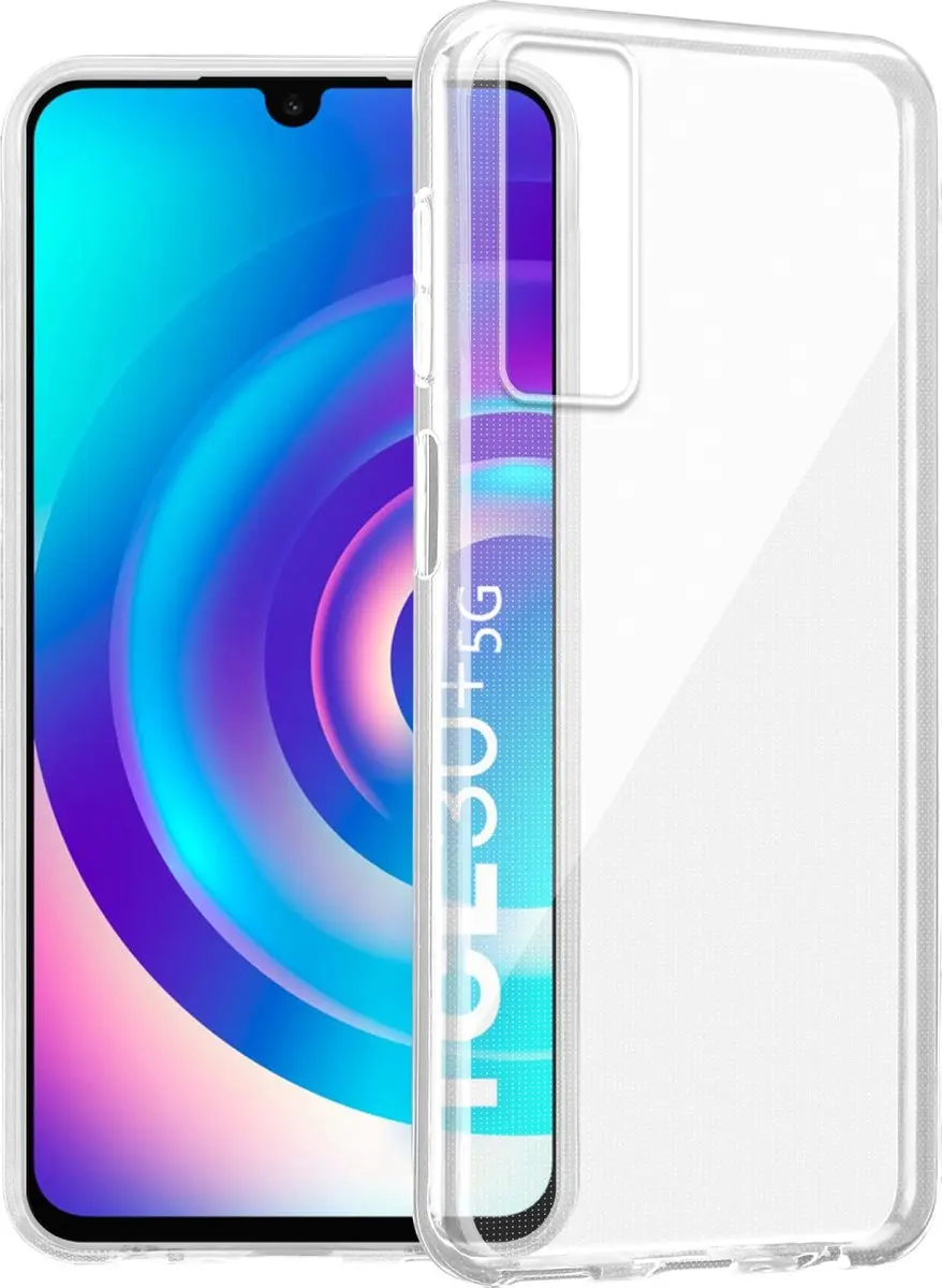 Cadorabo Hoesje geschikt voor TCL 30 (4G / 5G) / 30+ in VOLLEDIG TRANSPARANT