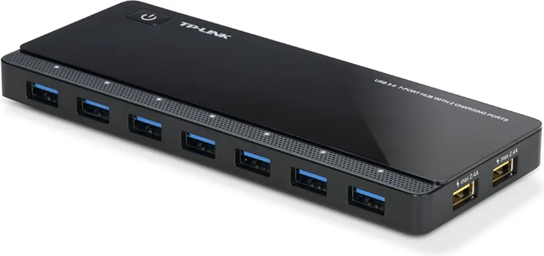 TP-Link UH720 7-Poort USB 3.0 Hub - Zwart - afbeelding 11 van 11
