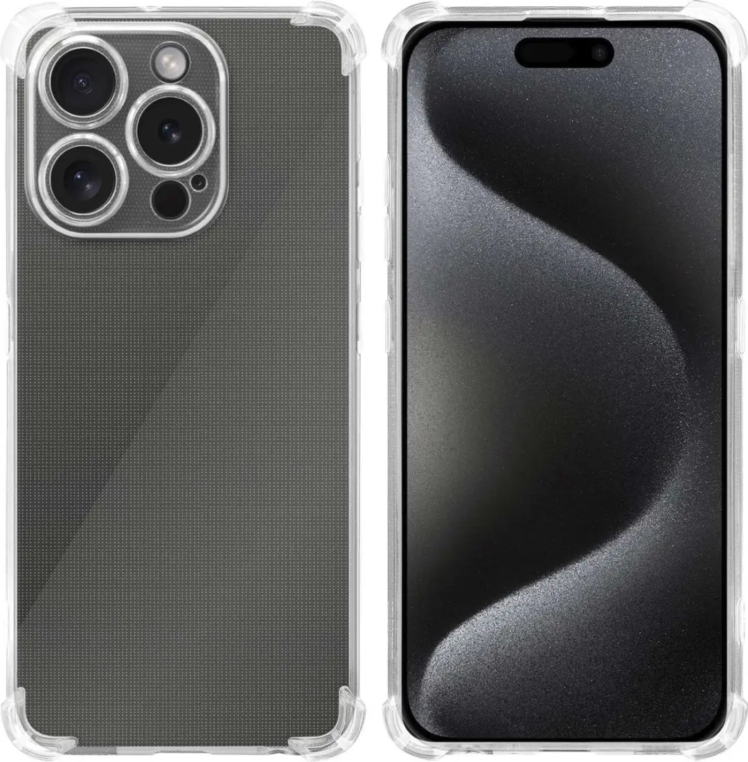 Cadorabo Hoesje geschikt voor Apple iPhone 15 PRO in Doorzichtig
