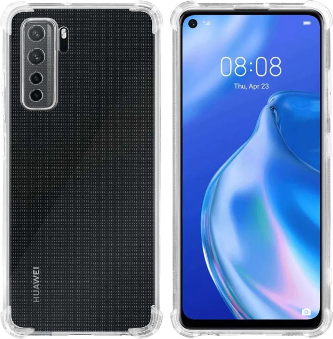 Cadorabo Hoesje geschikt voor Huawei P40 LITE 5G / NOVA 7 SE in Doorzichtig