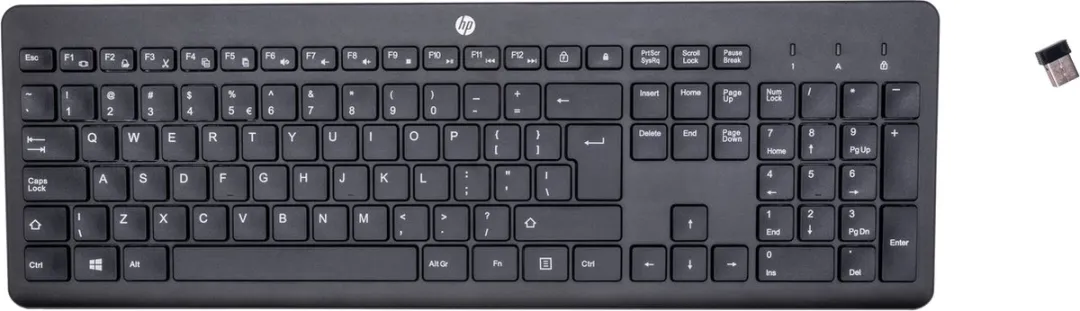 HP 230 Draadloos Toetsenbord ISO - Zwart