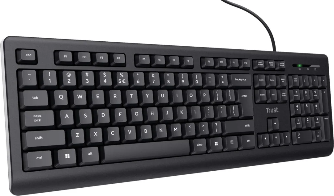 Trust Primo 23880 Bedraad Toetsenbord - Zwart