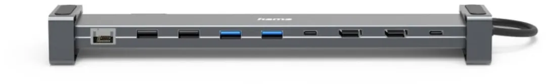 Hama Connect2Office Basic V2 USB-C Dockingstation 9 Poorten